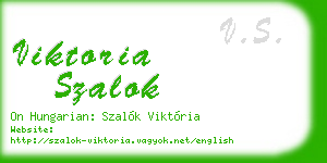 viktoria szalok business card